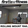 Firstlaw Fitness 8 Foot Rail System - Standard Brake - Blue Rolling Mount - Made in USA view 2