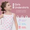 Feathers Girls Butterfly Print Snug Fit Tagless Briefs Underwear - 100% Cotton Super Soft Panties Pink view 2
