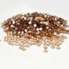 1400 pcs Rhinestone Crystal Glass A Flatback Round Gems Embellishments UGSH0 Champagne Topaz Orange view 1