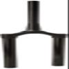 RockShox CSU, Pike Solo Air, 27.5", 42 Off-Set, Aluminum Taper, Diffusion Black (No Gradients) view 1