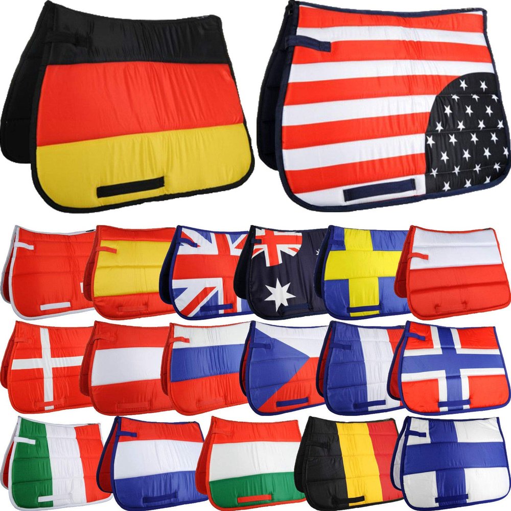 HKM Saddle Cloth Flag Allover