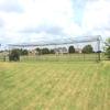 Select #24-50' Batting Cage & Frame Corners with 4'x6' Heavy Vinyl Backstop with Target Zone (Large, 50 ft) view 1
