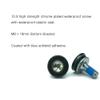 Bike Hex Crank Arm Bolts Spindle 8mm Allen Key Bolt Screws Capless Bottom Bracket for Cycling Bicycle Axle (2 Pcs) view 3