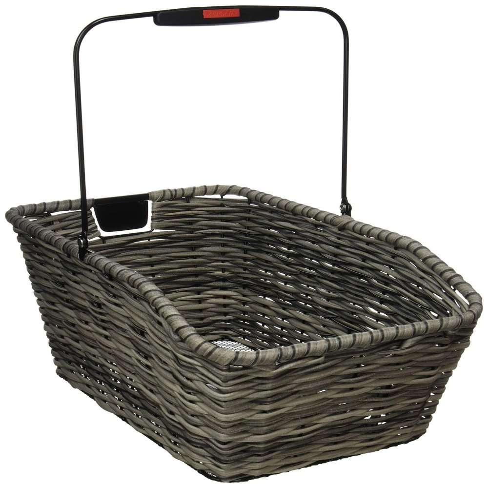 KlickFix Unisex Adult's Hinterradkorb-2128051920 Rear Wheel Basket, Black, 44x24x20cm