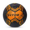 Vector X Street Soccer Football (Orange/Black, Size: 5) Material: Rubber Moulded Football 32 Panel Ball Standard Size 5