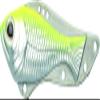 Izumi Minnow Ti-Sing Chart Silver 1.0 oz (28 g) Lure view 1