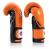 Fairtex Muay Thai Boxing Gloves BGV9 - Heavy Hitter Mexican Style Training & Sparring Gloves for Kick Boxing MMA K1 (Orange/Black/Blk Piping, 14 oz) view 4