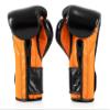 Fairtex Muay Thai Boxing Gloves BGV9 - Heavy Hitter Mexican Style Training & Sparring Gloves for Kick Boxing MMA K1 (Black/Orange, 12 oz) view 2