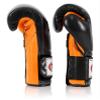 Fairtex Muay Thai Boxing Gloves BGV9 - Heavy Hitter Mexican Style Training & Sparring Gloves for Kick Boxing MMA K1 (Black/Orange, 12 oz) view 4