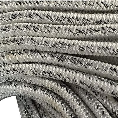 5/8" X 150' 12 Carrier, 24-Strand Arborist Bull Rope, White/Black