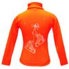 Ice Fire Figure Skating Jacket with Pair of Skates Design (Orange, Child Small) view 1