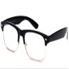 Newbee Fashion - Slim Thick Squared Style Celebrity Fashionista Pattern Temple Reading Glasses by IG view 1