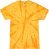 Colortone 100% Cotton Spider Tie Dye T-Shirt for Women and Men, Medium, Spider Gold view 1