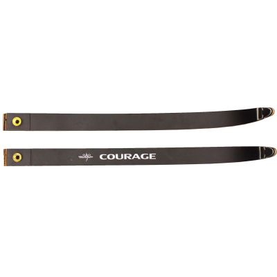 SAS Courage Takedown Recurve Archery Bow Limbs Only Black - Pair (50)