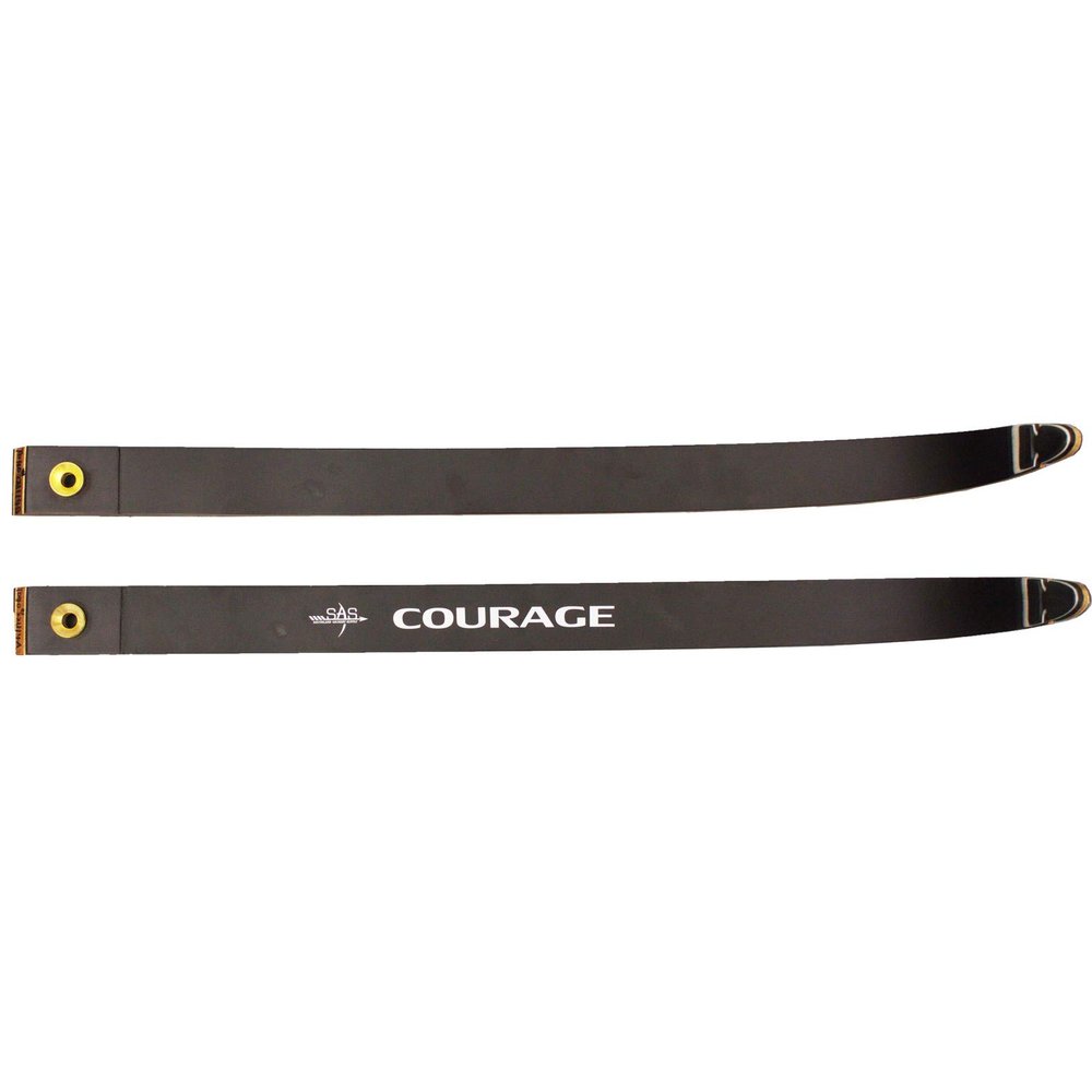 SAS Courage Takedown Recurve Archery Bow Limbs Only Black - Pair (50)