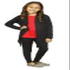 Monag Girl's Cardigan with Legging X-Large Black view 1