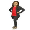 Monag Girl's Cardigan with Legging X-Large Black view 2