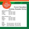 Forum Men's Santa Ugly Christmas Sweater, Multi, Large view 3