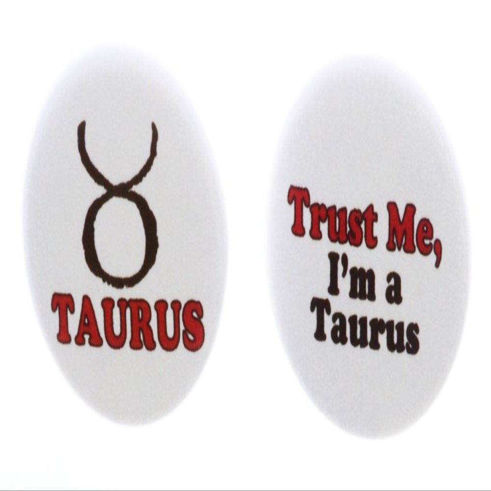 A&T Designs Set 2 Taurus 2.25" Keychains Zodiac Horoscope Astrological Sign