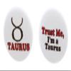 A&T Designs Set 2 Taurus 2.25" Keychains Zodiac Horoscope Astrological Sign view 1