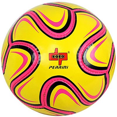 PERRINI Match Ball Soccer Pink Yellow Black Football Training Official Size 5
