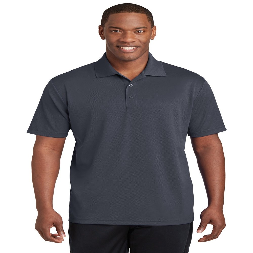 SPORT-TEK Unisex PosiCharge RacerMesh Polo Graphite