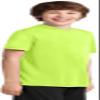 Port & Company Youth Performance Tee | UPF 50 Athletic Workout Clothing for Spring & Summer | PC380Y, Neon Yellow, Large view 2