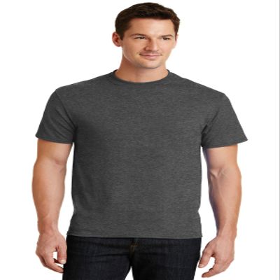 Port & Company PC55 50/50 Cotton/Poly T-Shirt - Dark Heather Grey - 4XL