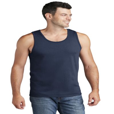 Port & Company Core Cotton Tank Top-PC54TT-4XL-Navy