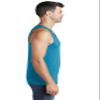Port & Company Core Cotton Tank Top-PC54TT-XL-Neon Blue view 4