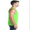Port & Company Core Cotton Tank Top-PC54TT-2XL-Neon Green view 4