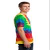 Port & Company PC147 Essential Tie-Dye Tee, Blaze Rainbow, Small [Apparel] view 2