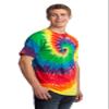 Port & Company PC147 Essential Tie-Dye Tee, Blaze Rainbow, Small [Apparel] view 4