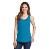 Port & Company Womens 100% Cotton Tank Top LPC54TT -Neon Blue L view 1