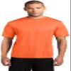 Port & Company Performance Tee | UPF 50 Athletic Workout Clothing for Spring & Summer | PC380, Neon Orange, Medium view 1