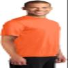 Port & Company Performance Tee | UPF 50 Athletic Workout Clothing for Spring & Summer | PC380, Neon Orange, Medium view 2
