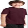 Port & Company Youth Performance Tee | UPF 50 Athletic Workout Clothing for Spring & Summer | PC380Y, Athletic Maroon, Medium view 2
