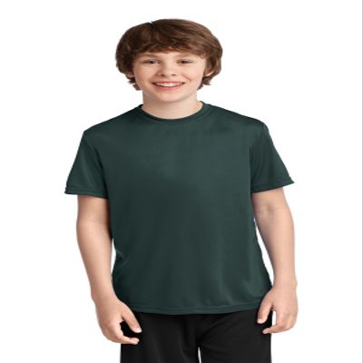 Port & Company Boys Essential Performance Tee PC380Y -Dark Green S