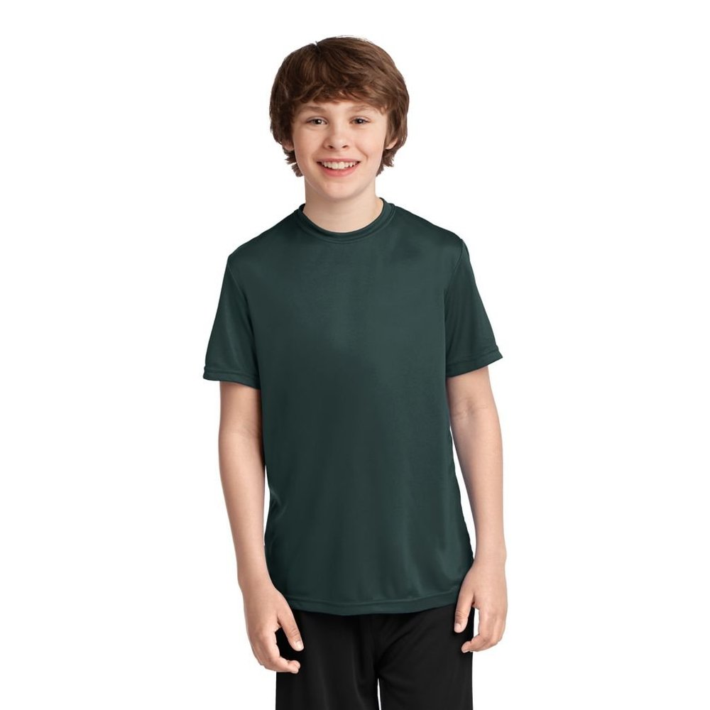 PORT AND COMPANY Performance Tee (PC380Y) Dark Green, L
