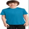 Port & Company Youth Performance Tee | UPF 50 Athletic Workout Clothing for Spring & Summer | PC380Y, Neon Blue, Large view 1