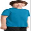 Port & Company Youth Performance Tee | UPF 50 Athletic Workout Clothing for Spring & Summer | PC380Y, Neon Blue, Large view 2
