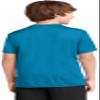 Port & Company Youth Performance Tee | UPF 50 Athletic Workout Clothing for Spring & Summer | PC380Y, Neon Blue, Large view 4