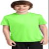 Port & Company Youth Performance Tee | UPF 50 Athletic Workout Clothing for Spring & Summer | PC380Y, Neon Green, Small view 1