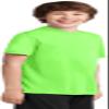 Port & Company Youth Performance Tee | UPF 50 Athletic Workout Clothing for Spring & Summer | PC380Y, Neon Green, Small view 2
