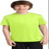 Port & Company Youth Performance Tee | UPF 50 Athletic Workout Clothing for Spring & Summer | PC380Y, Neon Yellow, Medium view 1