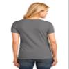 Port & Company Womens V-Neck Camo Tee LPC54V -Medium Grey XS view 3