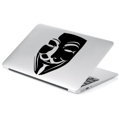 Yoonek Graphics V for Vendetta Vinyl Decal Sticker # 900 (10" x 6.8", Black)