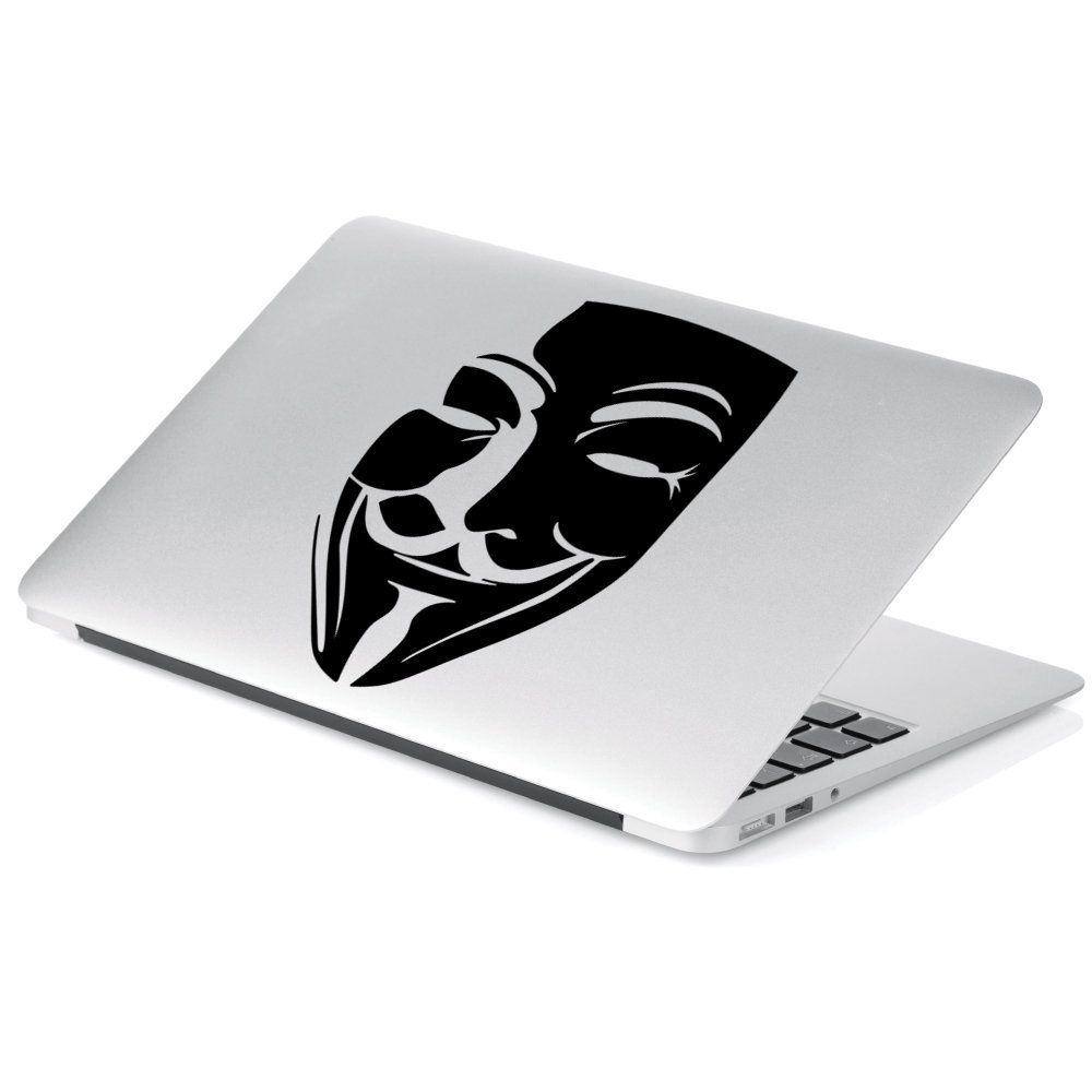 Yoonek Graphics V for Vendetta Vinyl Decal Sticker # 900 (10" x 6.8", Black)