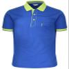 BCPOLO Men's Athletic Polo Dri-Fit Short Sleeve Polo Shirt-Blue L view 2
