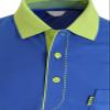 BCPOLO Men's Athletic Polo Dri-Fit Short Sleeve Polo Shirt-Blue L view 4